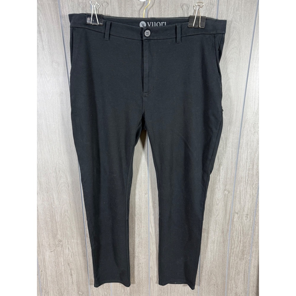Vuori Meta Pant Performance Chino Black - Size 38